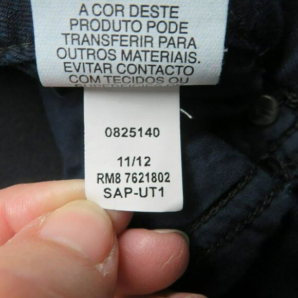 Tommy Hilfiger Curvy Bootcut Jeans Women's Size 0 Dark Wash Blue Denim 28X29 - Picture 8 of 14